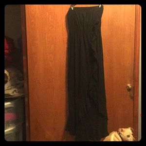 Black Strapless Dress